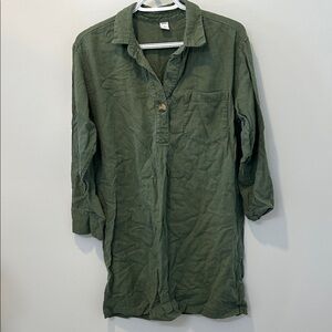 Old Navy Green Tunic Top